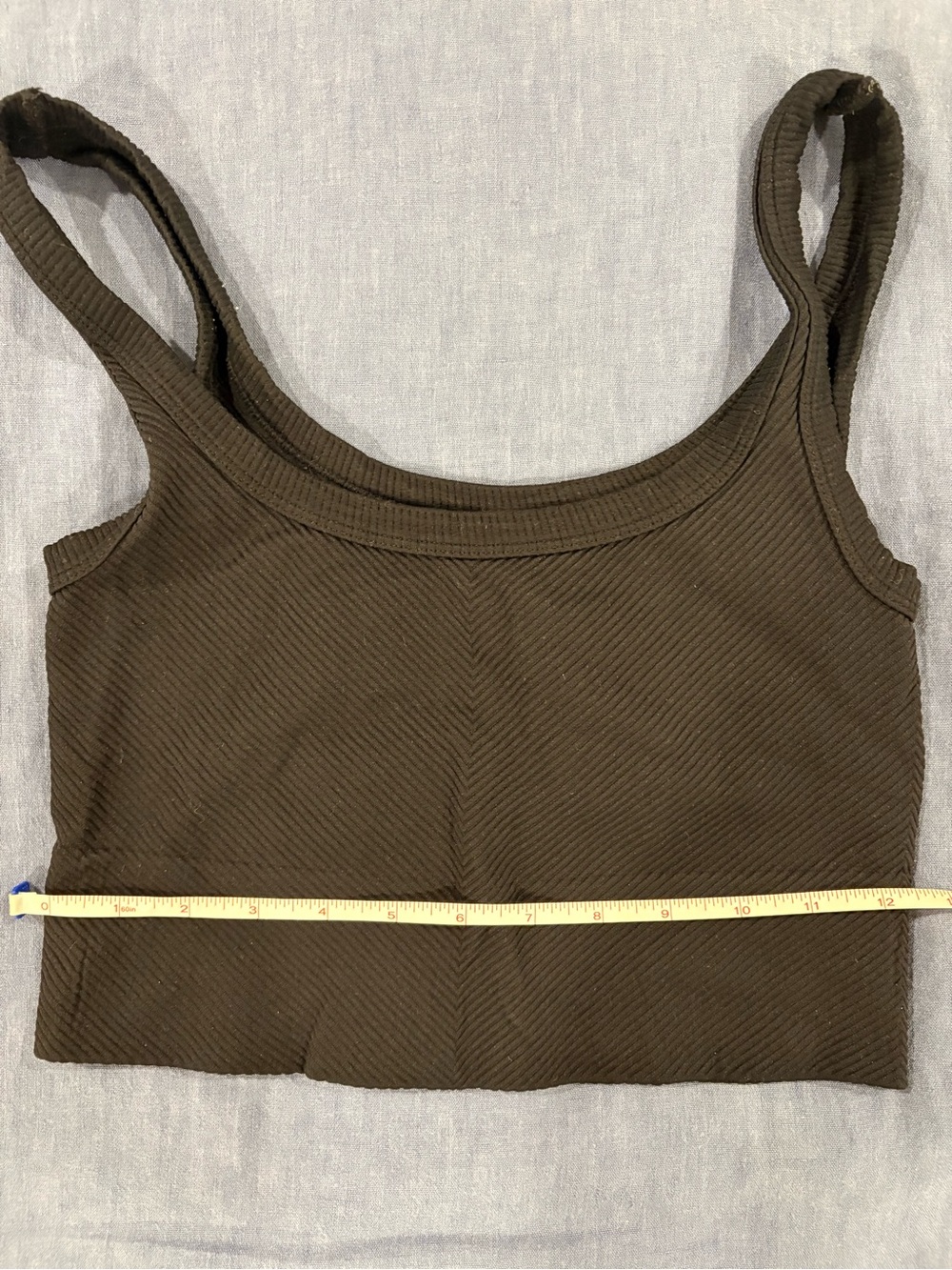 Nikibiki Black Ribbed Cropped Tank - Picture 3 of 5